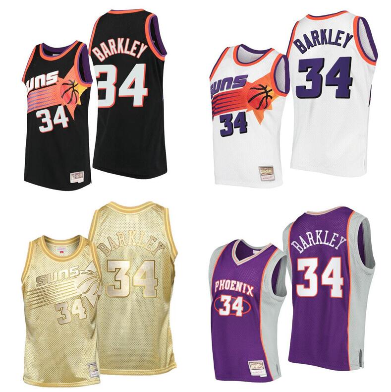 

Custom stitched basketball Jerseys 34 Charles Barkley jersey Mitchell & Ness 1992-93 Hardwoods Classics retro Men women and youth -6XL wear