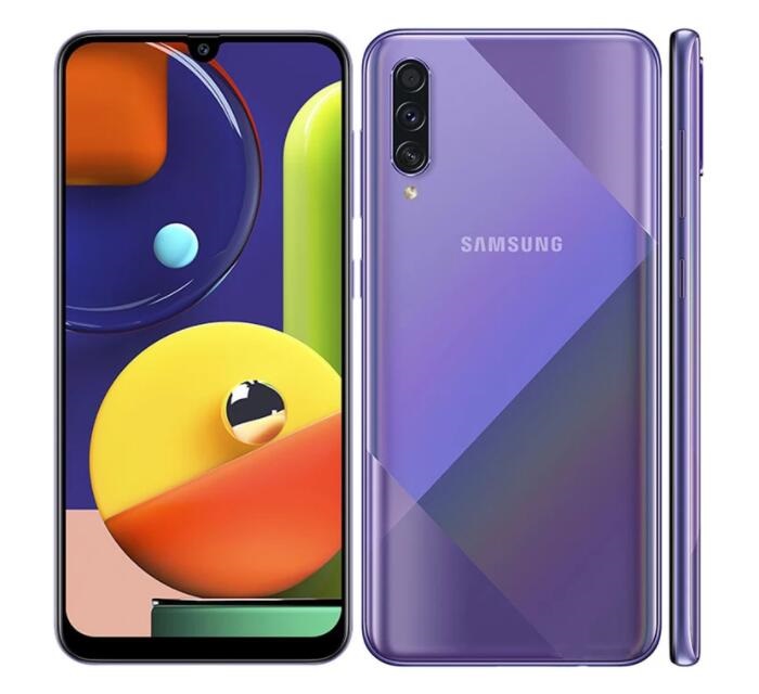 

Original Samsung Galaxy A50 A505U A505F Unlocked Mobile Phones Octa Core 64gb/128GB ROM 6.4" 25MP 3 Rear Cameras 4G Network, Blue