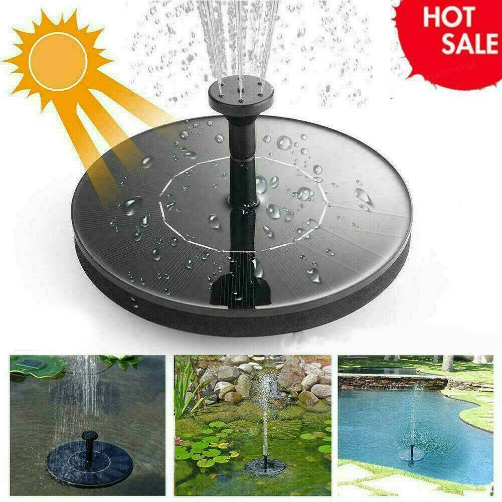 Outdoor Solar Powered Floating Fountain Pump Water Panel Pond Pool Garden Aquarium Decor-image-692171627