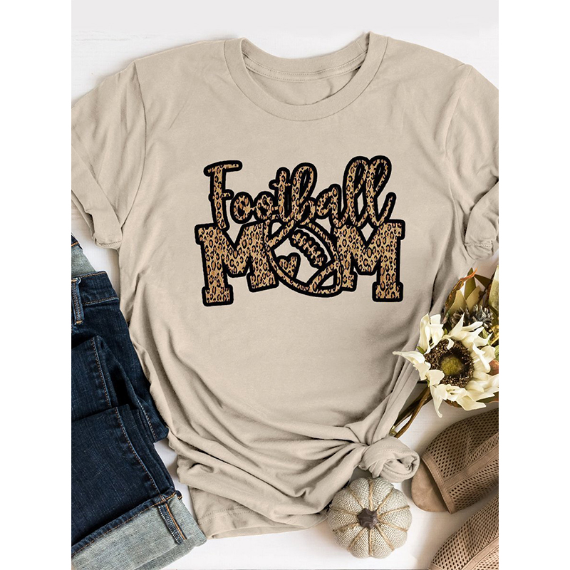 

Ladies Top T-shirt Print Basic Harajuku Summer Skull Letter Print Casual Street Round Neck Short Sleeve Comfortable Clothing XL, White