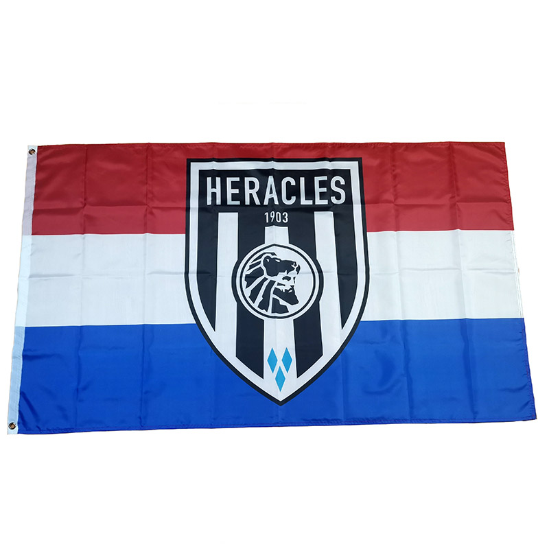 

Flag of Netherlands Football Club Heracles Almelo 3*5ft (90cm*150cm) Polyester flags Banner decoration flying home & garden Festive gifts