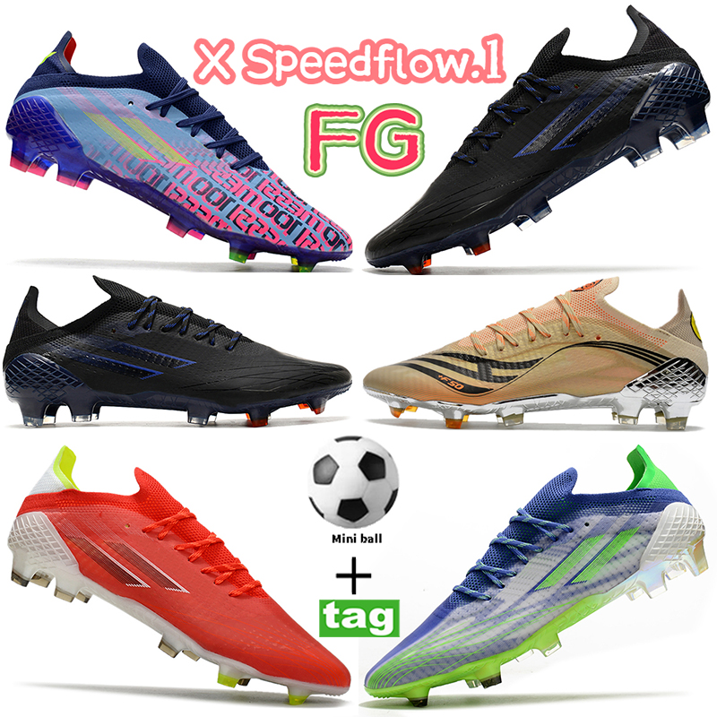 

2022 High quality X Speedflow.1 FG soccer cleats shoes boots mens khaki red BLACK multi-color blue volt men football sneakers trainers with gifts, Bubble wrap packaging