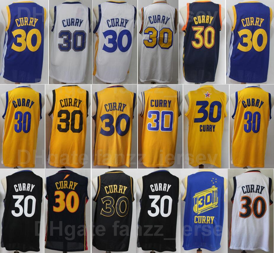 

Stephen Curry Basketball Jersey 30 Men All Stitched For Sport Fans Black Green White Yellow Team Color Breathable Pure Cotton Shirt Excellent Quality On Sale