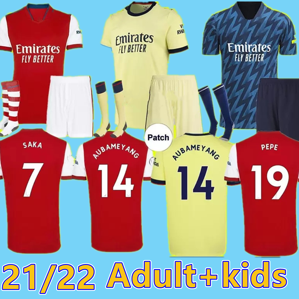 

Fans Player version Arsen soccer jerseys 21 22 gunners ODEGAARD THOMAS SAKA TIERNEY HENRY WILLIAN SMITH ROWE 2021 2022 football shirt Men, Black;yellow