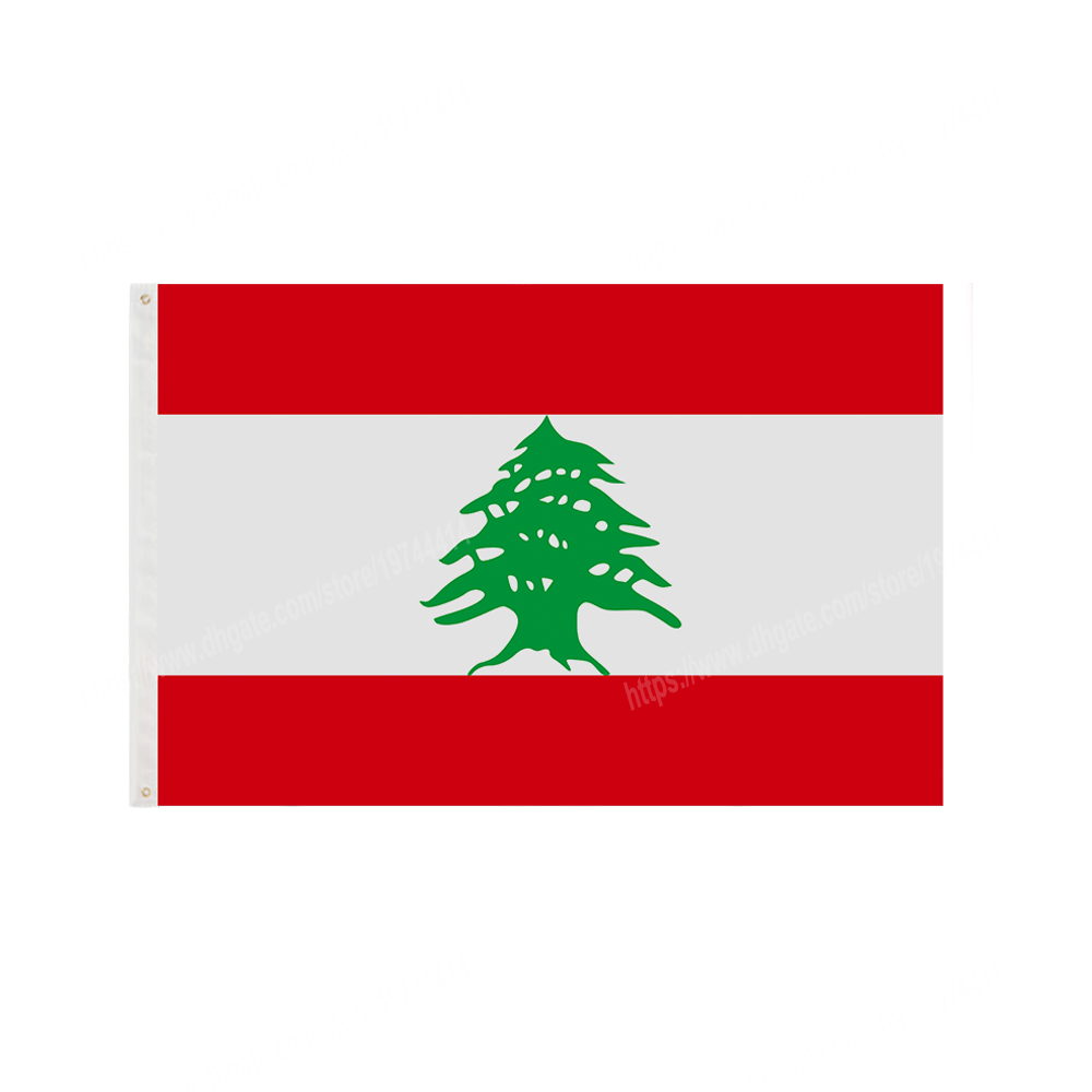 

Lebanon Flags National Polyester Banner Flying 90 x 150cm 3 * 5ft Flag All Over The World Worldwide Outdoor can be Customized