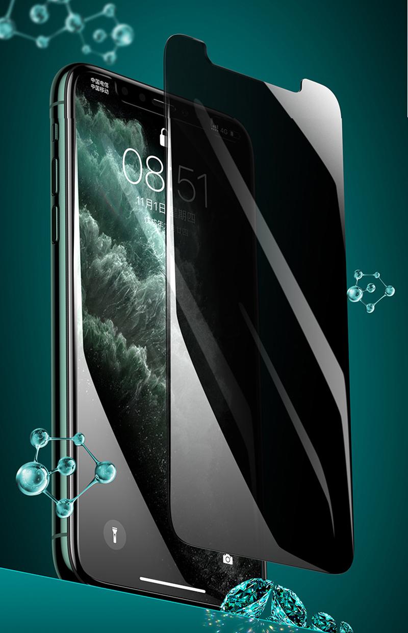 

3pack Screen Protector 9H Privacy Anti-Spy Anti-glare Tempered Glass For iPhone 13 12 11 Pro XR IX/XS Max 8 7 6S Plus with package