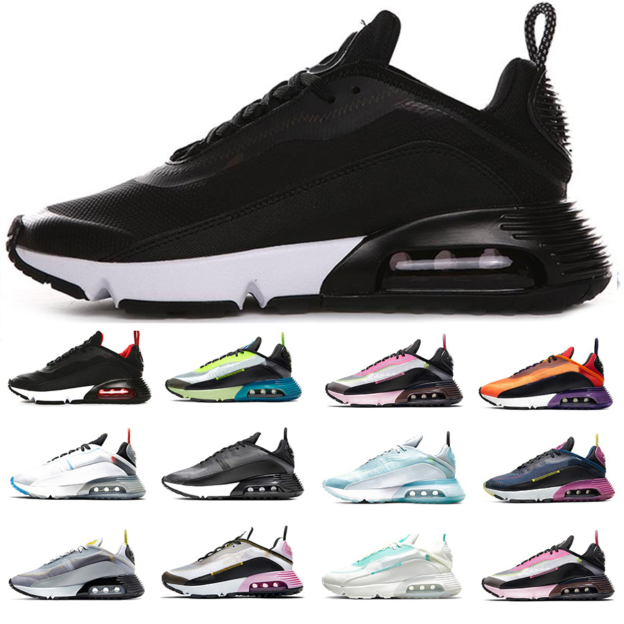 

2090 mens running shoes sneakers Wolf Grey Brushstroke Clean Core Black Pure Platinum USA Aurora Green True Pink Foam Bred Fashion men women trainers sports shoe, Item#27