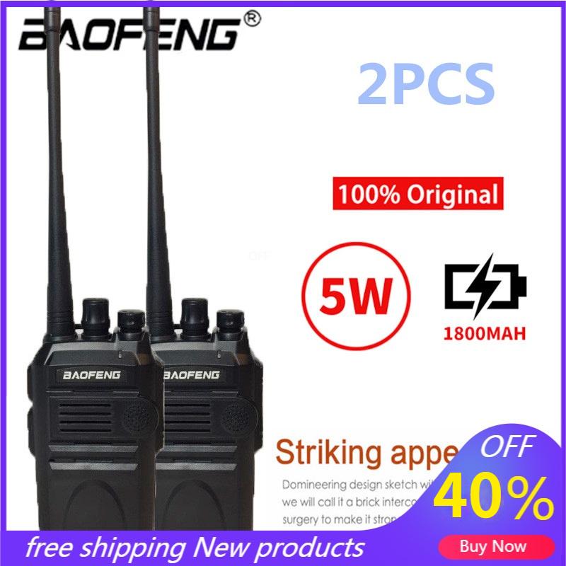 

Walkie Talkie 2PCS Baofeng BF-E51 Portable Ham Radio 2 Way 5W UHF 400-470MHz Transceiver Hunting Retevis Cb