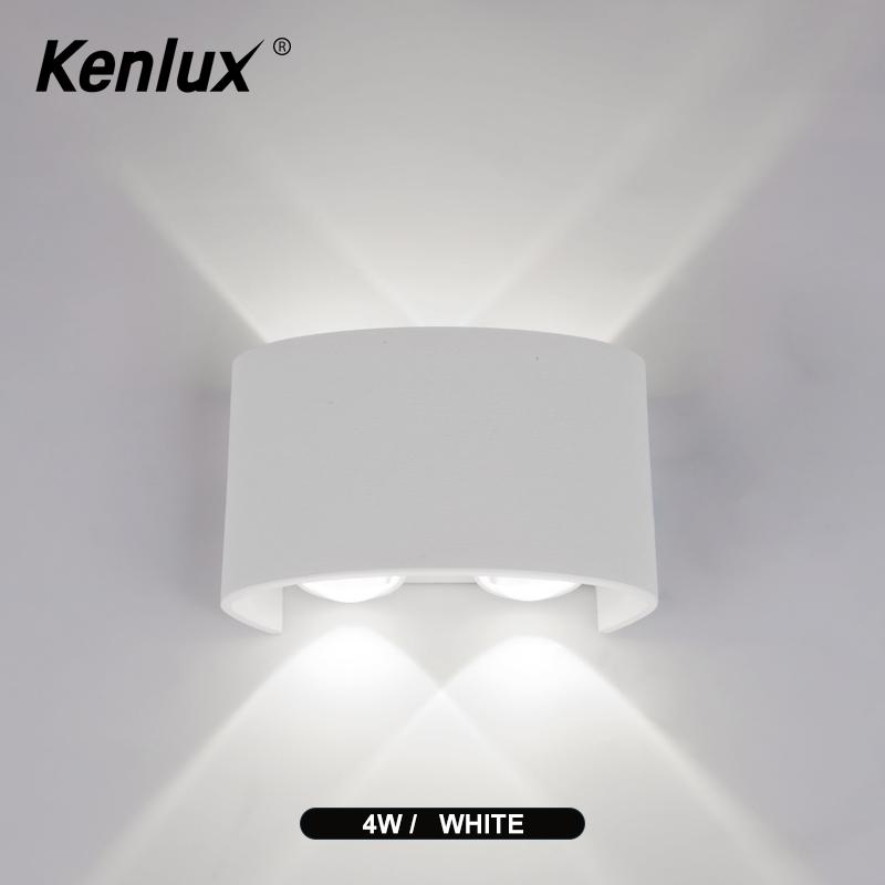 

Modern 4W AC85-265V LED Wall Lamp Waterproof Indoor Outdoor Simple Style Aluminum Lights For Bedroom Hallway Porch Balcony Lamps