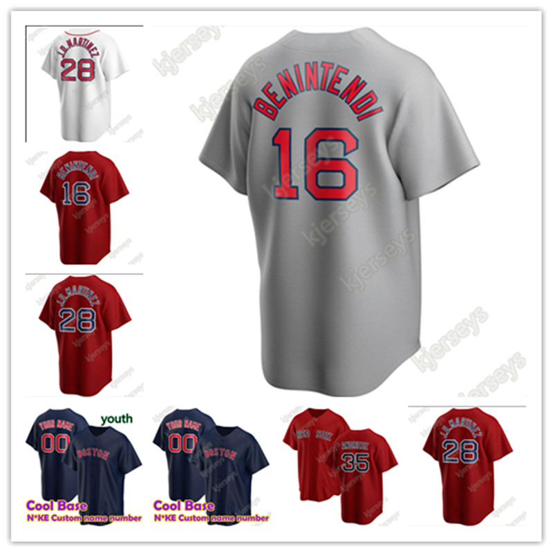 

Boston Rafael Devers Red Custom Sox Jersey Alex Verdugo Xander Bogaerts J.D. Martinez Jackie Bradley Jr. Christian Vazquez Baseball Jersey, Blue;black