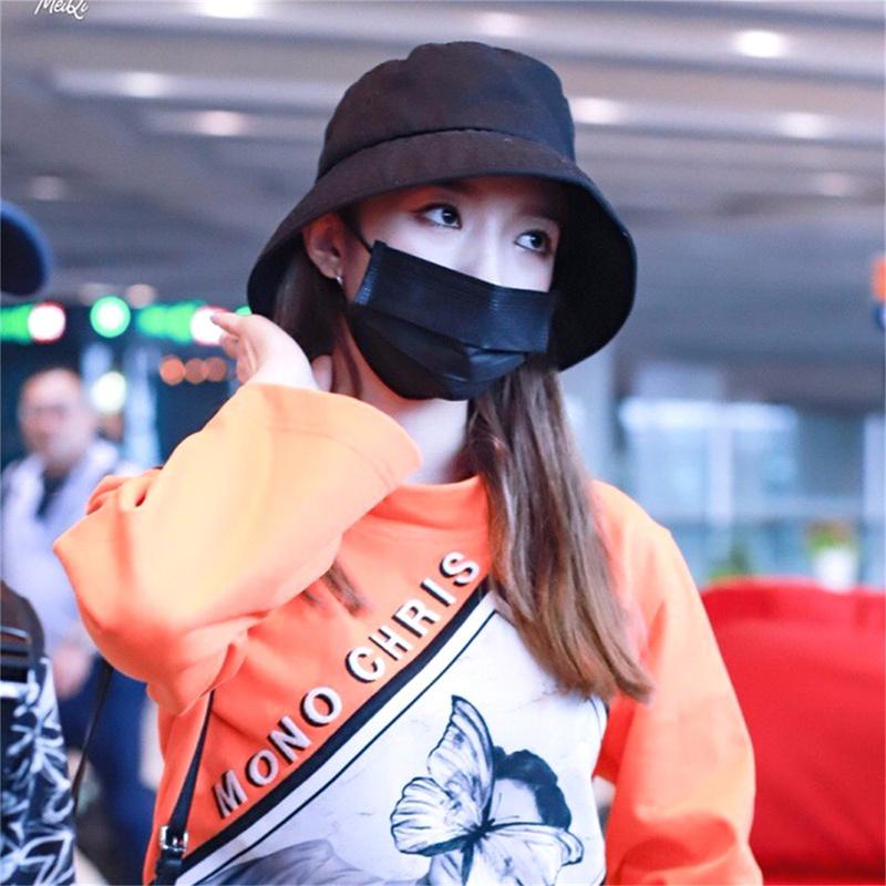 

Wide Brim Hats Bucket Summer Outdoor Sun Hat Unisex Panama Beach Fisherman Caps, Black