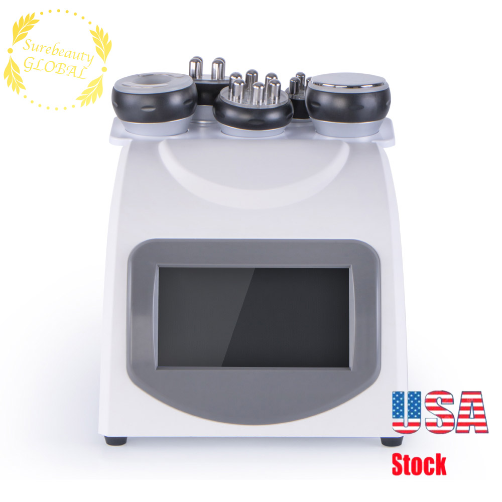 summer sale 5 IN 1 40K Cavitation Ultrasonic Bipolar RF Radio Frequency Multipolar Vacuum Body Slimming Fitness Fat Burning Beauty Machine