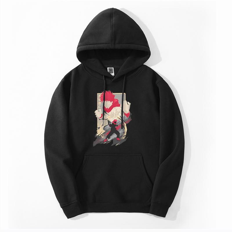 

Men's Hoodies & Sweatshirts Jujutsu Kaisen Anime Men Simple Hooded Itadori Yuji Sweatshirt Fashion Fabrics Ryomen Sukuna Clothing Oversize T, Black