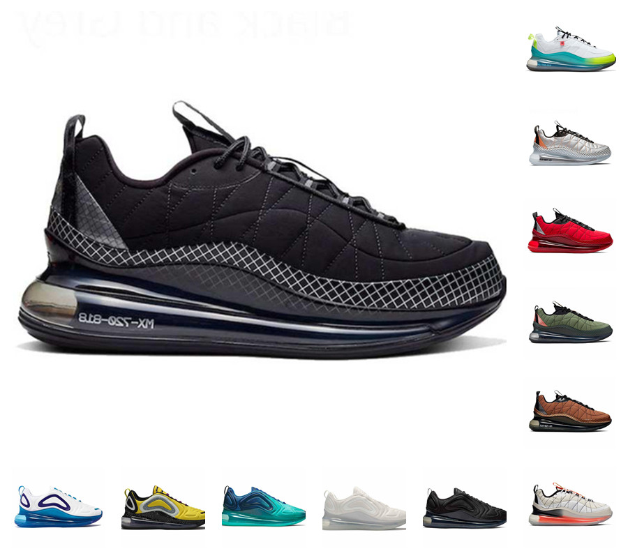 

high quality Mens Women 720-818 Running Shoes BE True 720s Black Grey Magma University Red Silver Bullet Clean White Aqua Oreo Yellow Designer Trainer Sport Sneakers, 13