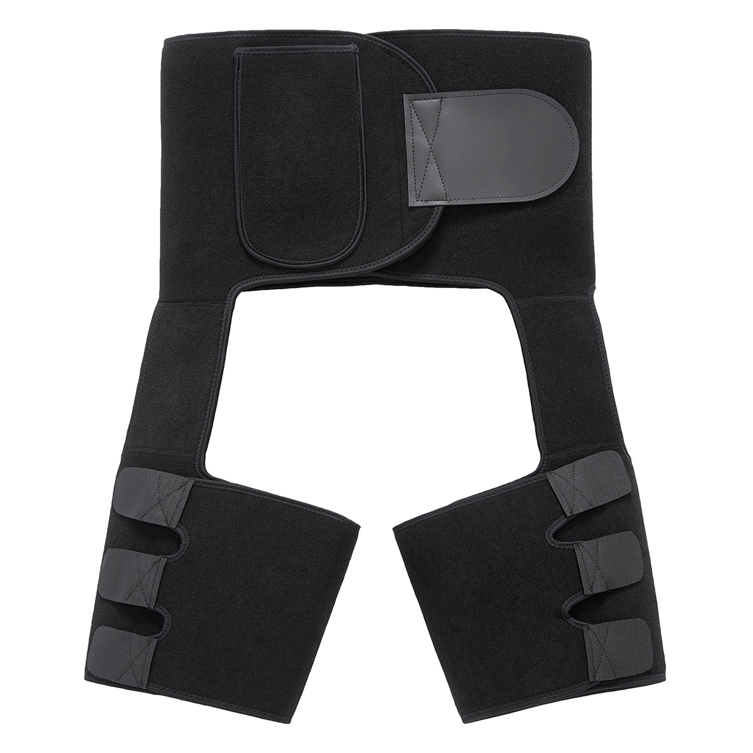 Newest Neoprene Waist Trainer Hip Lift Pants Slimming Shapewear Body Shapers Fitness Sauna Sweat Belts Belly Tummy Thigh Slim Belts-image-740587031