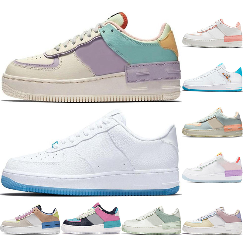 

with free socks Men Women Running Shoes Sports Skateboarding Ones Shoe High Low Cut LX UV Pistachio Frost SAPPHIRE sunset pluse Outdoor Trainers Sneakers size 36-45, B 36-40