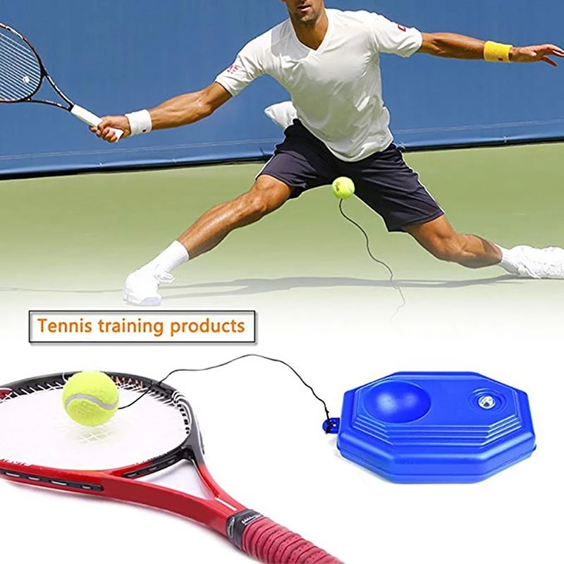 Professional training tools, sports self-study, rebound ball, tennis coach, skirting board, training partner-image-696525930
