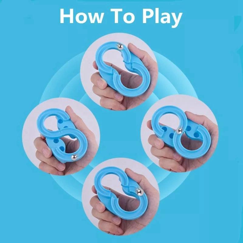 

Stress Relief Fidget Toy 88 track decompression Handheld induction system trains Spinner Squishy AntiStress educational Toys Adult Child Funny Reliver Sensory