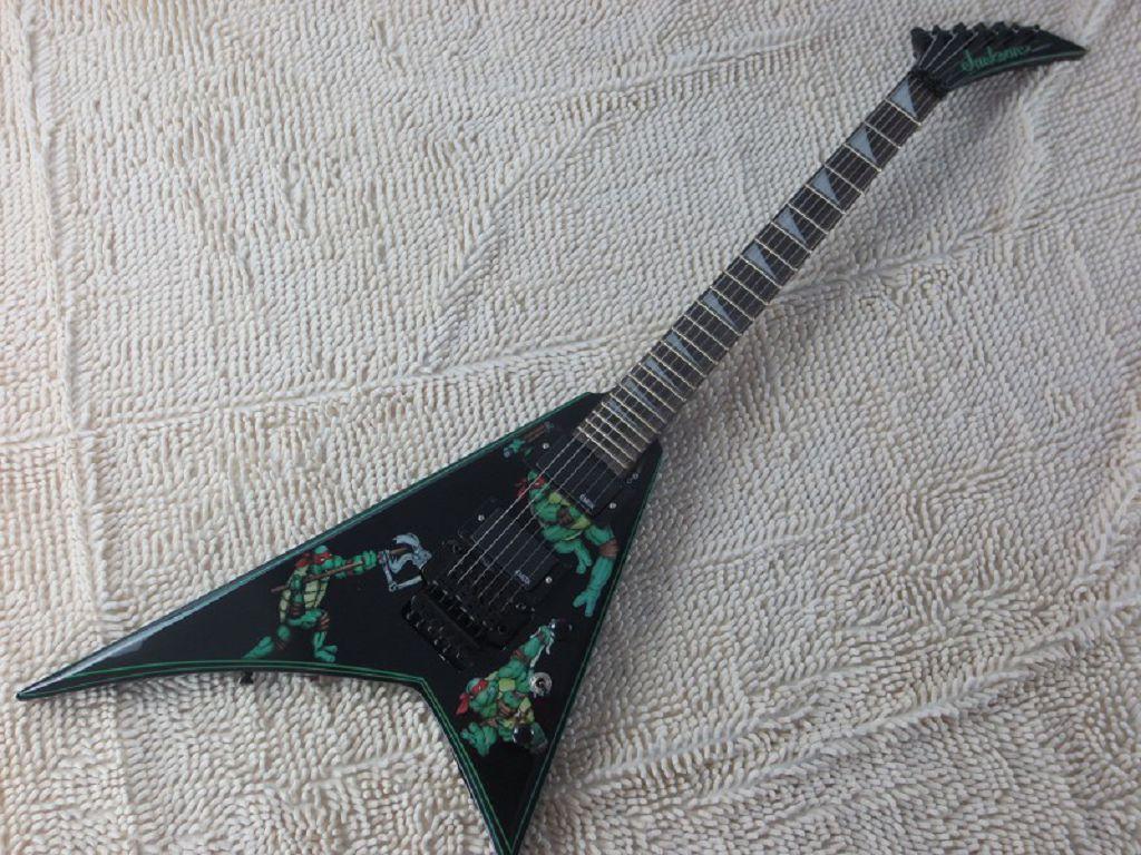 

new black jackson tortoise electric guitar