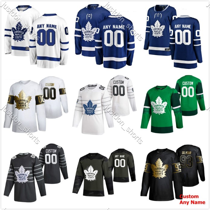 

2021 Toronto Maple Leafs St. Patricks Day Hockey Jerseys 73 Kyle Clifford Jersey Auston Matthews Mitchell Marner Tavares Custom Stitched, Shows