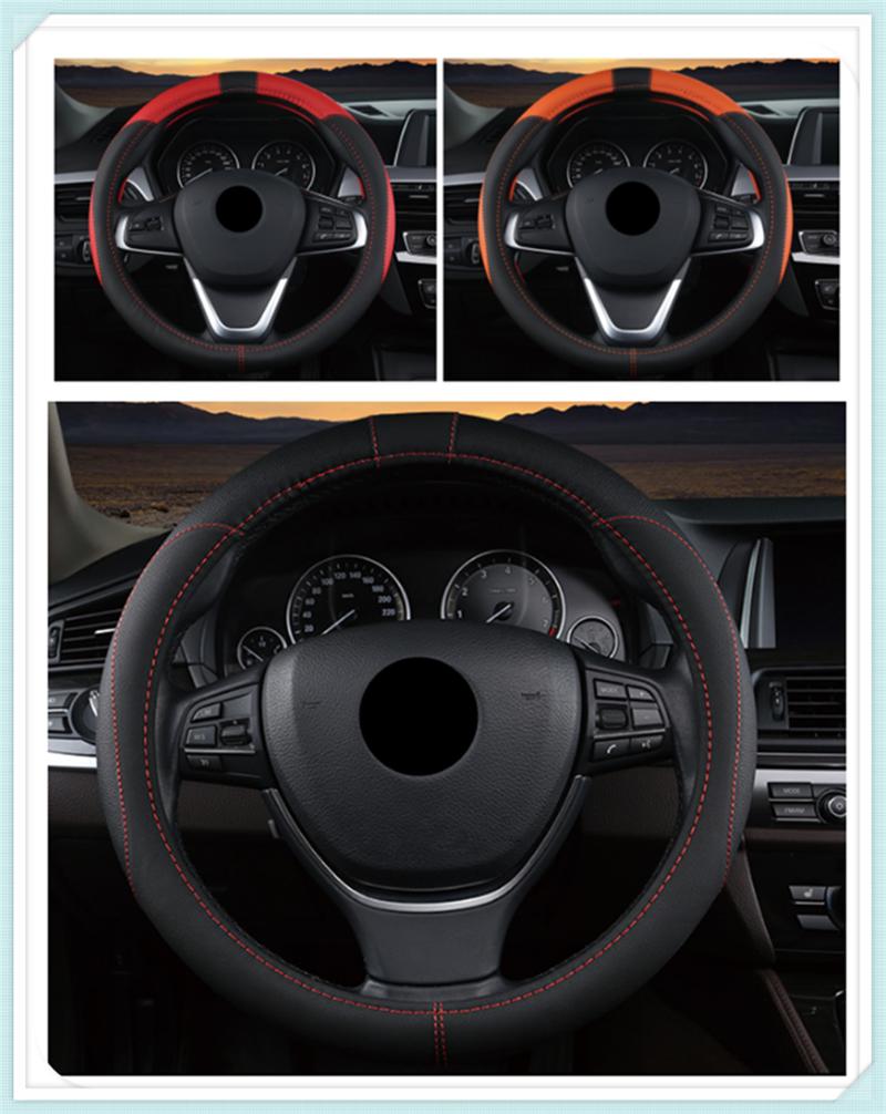 

Steering Wheel Covers Auto Cover 38CM Car Interior Accessories For NV200 Nuvu NV2500 Forum Denki 350Z Zaroot