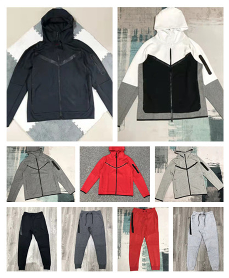 

21FW TechFleece Sport Pant Space Cotton Trousers Men Tracksuit Bottoms Mens hoodies Joggers Tech Fleece Camo Running pants 12 Colors, Black