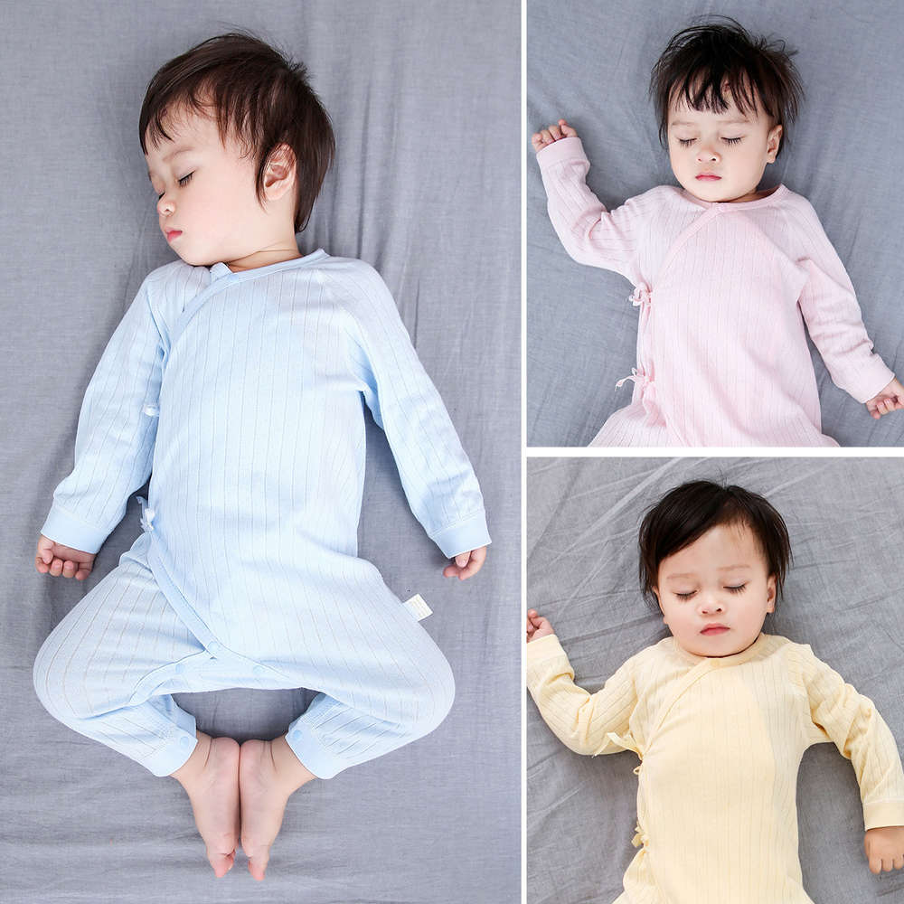 

born baby clothes spring and autumn conjoined infant air conditioning monk summer, White