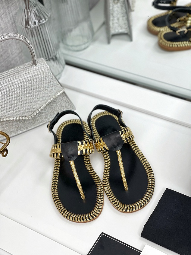 

Women's summer fashion trend woven toe sandals hand-woven upper double widened thickened leather sole, Customize