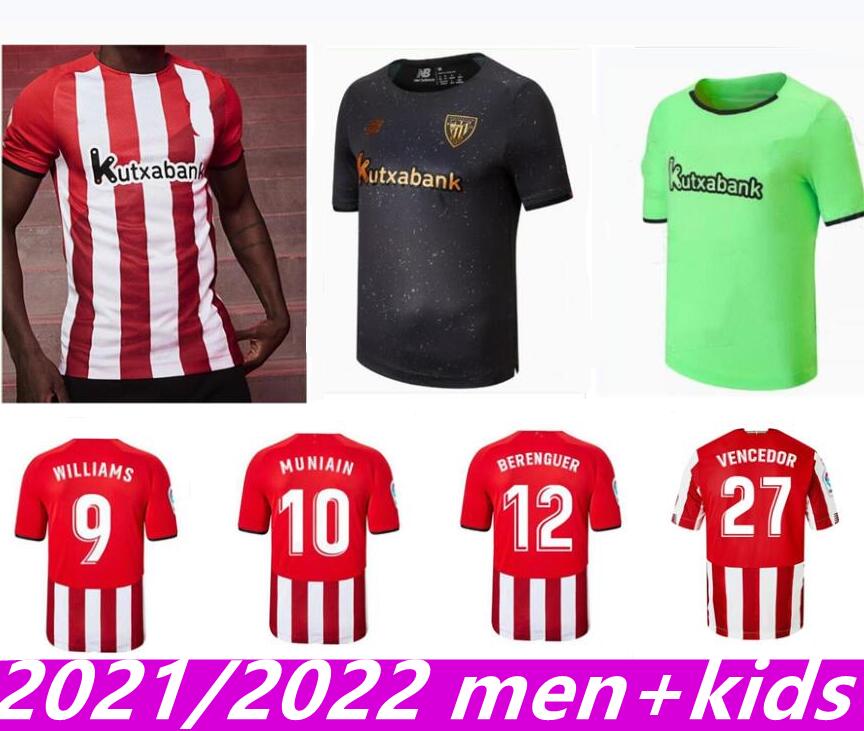 

21 22 Bilbao Soccer Jersey Athletic RAUL GARCIA BERENGUER WILLIAMS 2021 2022 VILLALIBRE MUNIAIN MARTINEZ kids kit Camiseta de football shirt, Purple