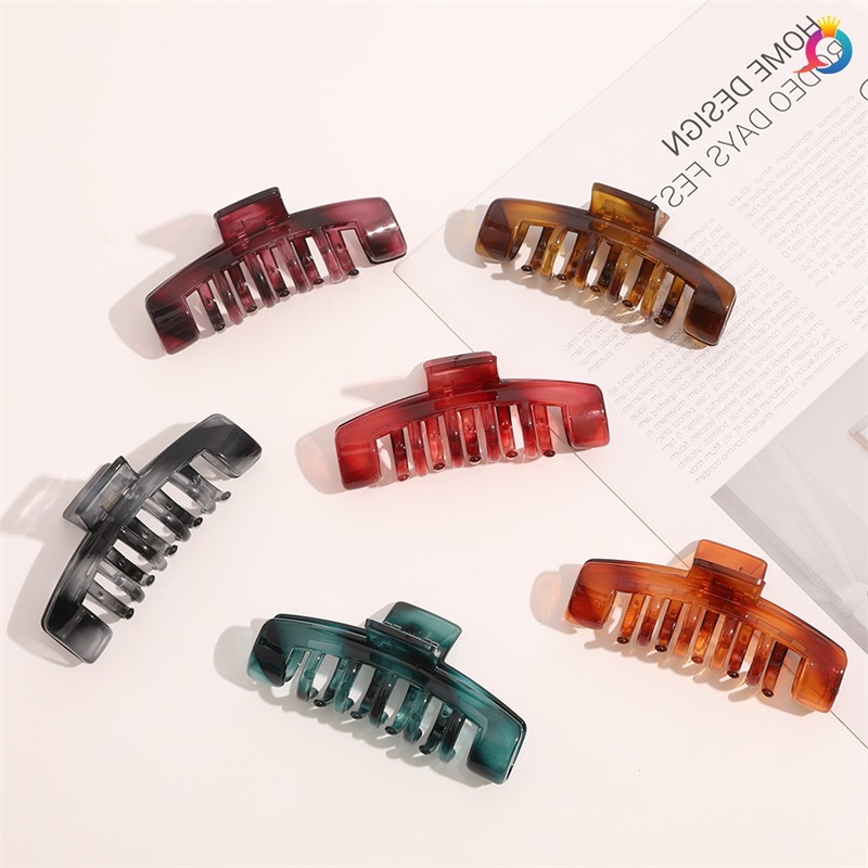 

Gradient Color Plastic Hair Clamps Nonslip Updo Jaw Clips Lady Ins Simplicity Versatile Hairs Claw Clip Fashion Accessories 1 7qy Q2, Slivery;golden
