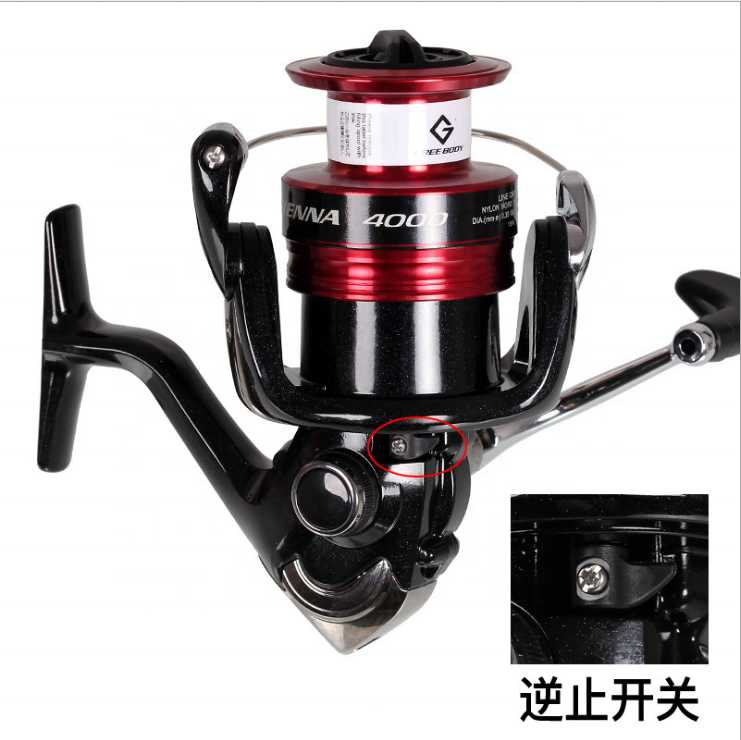 

SIENNA Spinning Fishing Reel Seawater/Freshwater 1000/2000/2500/3000/4000 Aluminum Spool De Pesca Baitcasting Reels
