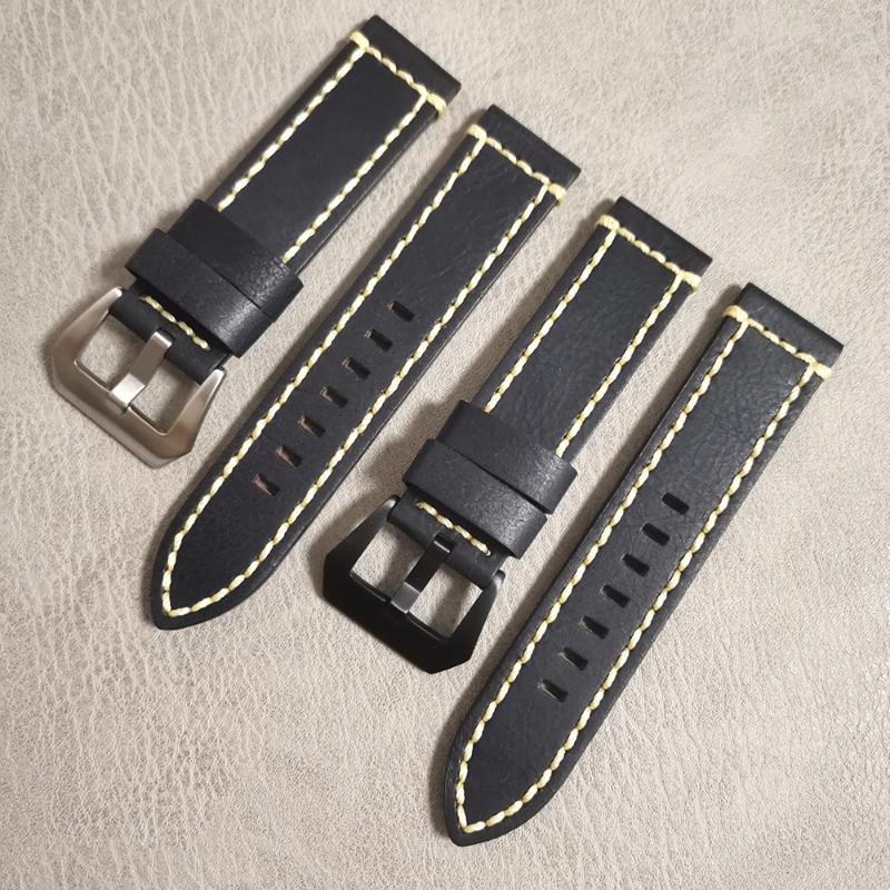 

Watch Bands Genuine Leather Strap Band 20mm 22mm 24mm Watchbands Breathable Bracelet High Quality Wristband Belt Accessories