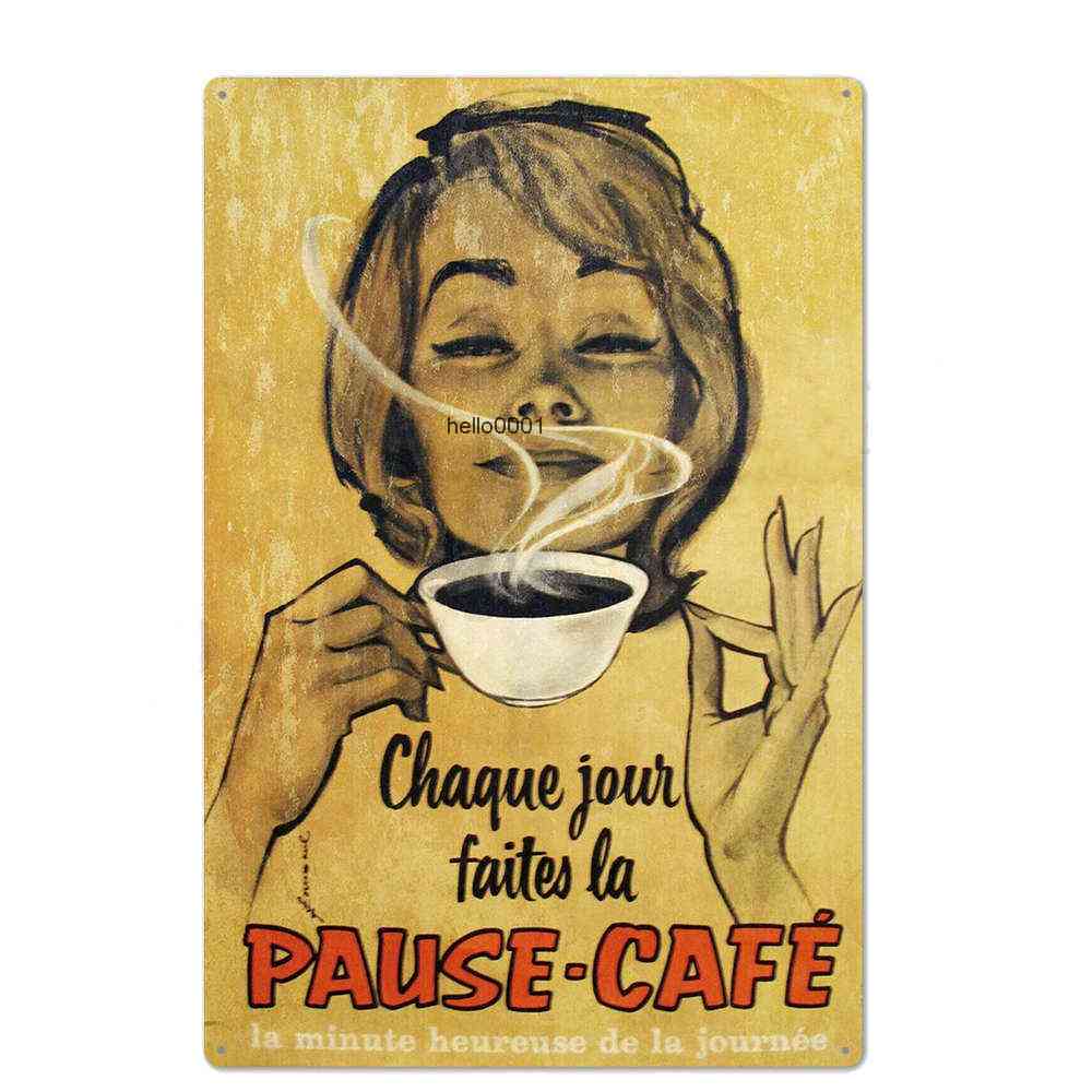 

Free WIFI Shabby Chic Home Bar Cafe Vintage Wa Decor Meta Tin Signs Pub Tavern Retro Decorative Pate Coffee Menu Poster A755b