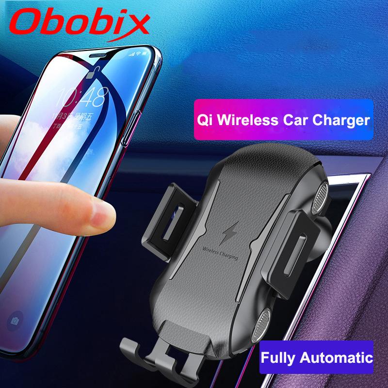 

Cell Phone Mounts & Holders Gravity Car Phohe Stand Holder 10W Qi Wireless Charger Mobile Fast Charging Auto Lock Support