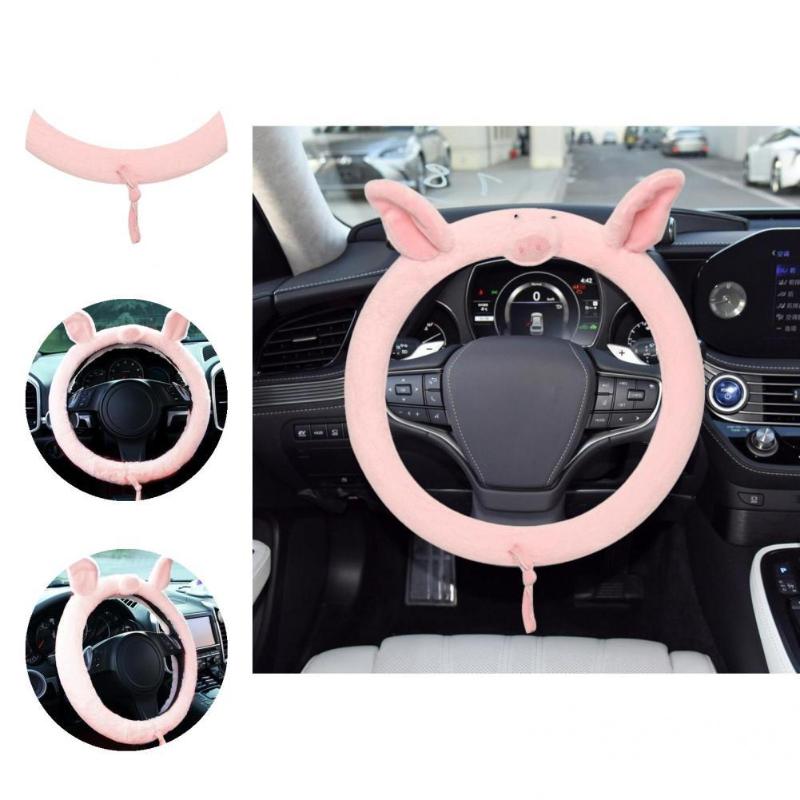 

Steering Wheel Covers Stylish Case Soft Good Hand Feeling Auto Styling Interior Adorable Wear-resistant Cover