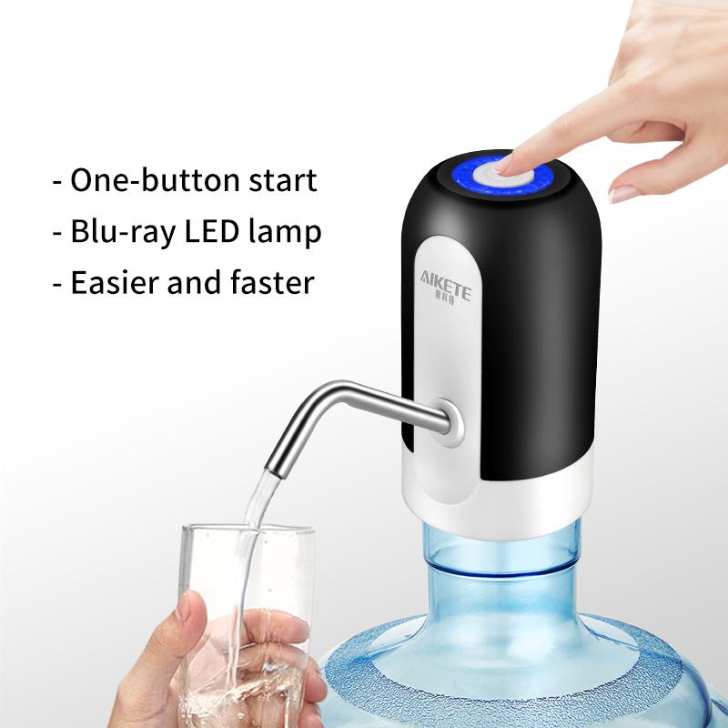 

Water Dispenser Electric Pump Bottles Of Eggplant With USB Charging Automatic 19/12/10/5 Liters