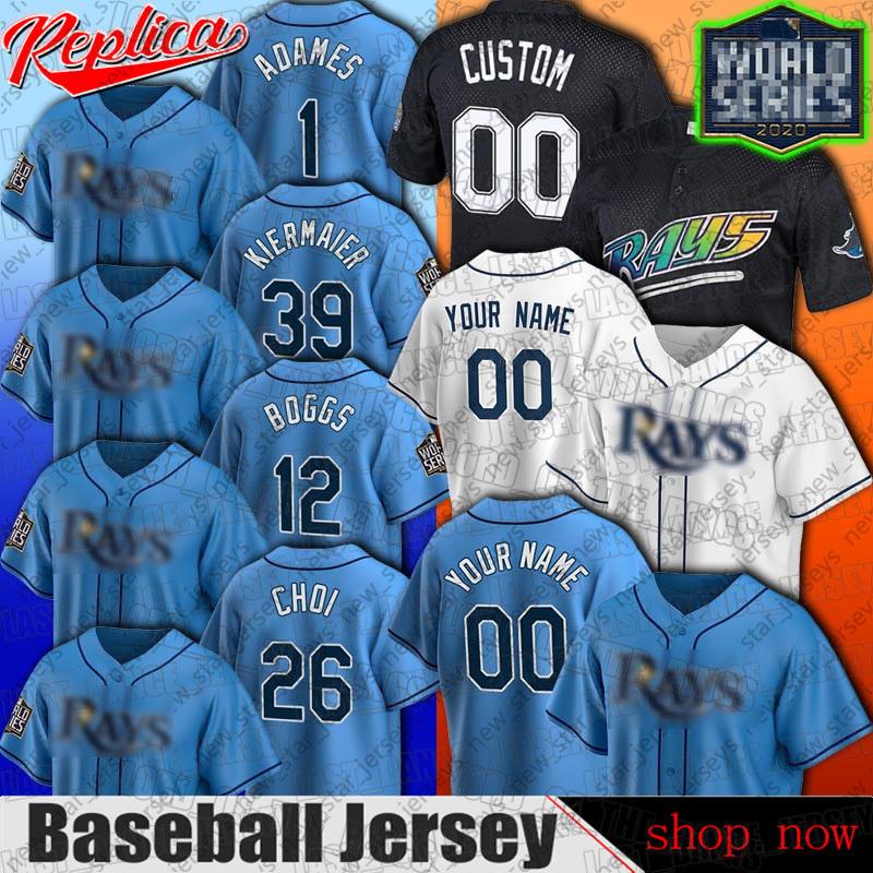 

Tampa Bay Baseball Rays Jersey Ji-Man Choi Jersey Brandon Lowe Blake Snell Jerseys Kevin Kiermaier Austin Meadows Wade Boggs Jersey asd, Nk custom (guangmang)