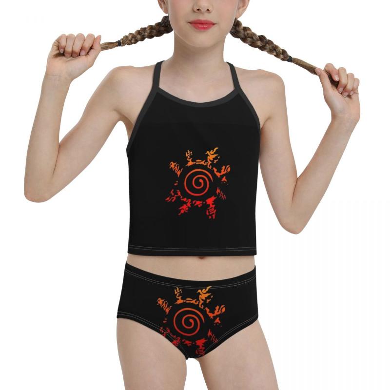 

Women's Swimwear 2021 Japanese Anime R374 Beach Wear For Junior High School Girls Print Symbols Biquini Wholesale Brand Children Girl