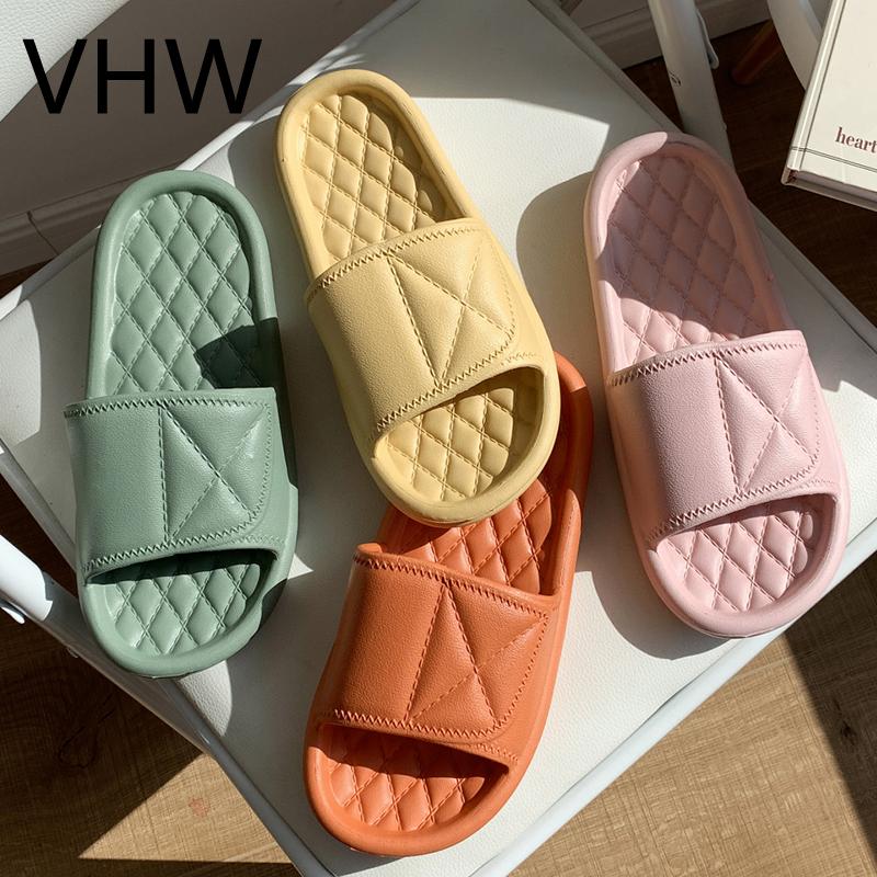 

Slippers Women Indoor Floor Flat Shoes Summer Non-slip Flip Flops Bathroom Home Female Slipper Comfortable Zapatillas De Hombre, Black