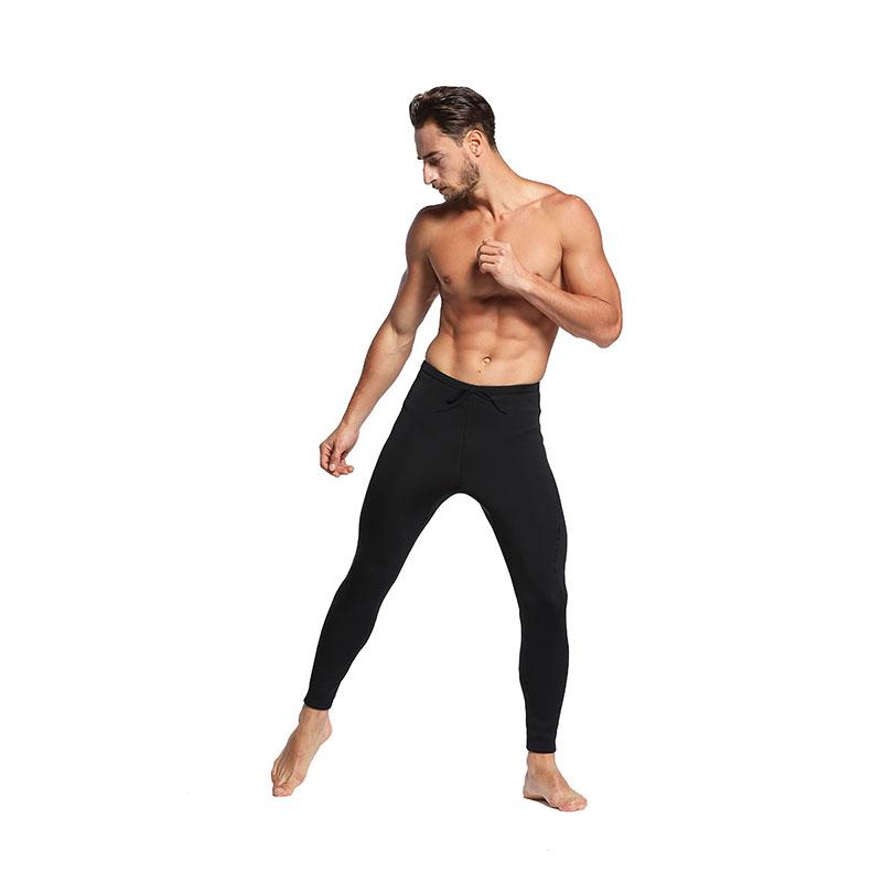 

The Pure Black Waist Drawstring 3MM Diving Pants Surfing Cold And Warm Split Suit Outdoor One-Piece Suits