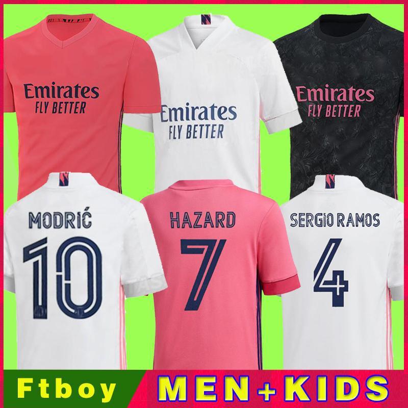 

Real Madrid football jerseys HAZARD SERGIO RAMOS BENZEMA VINICIUS football shirt men's + children's football suits and equipment, Black;yellow