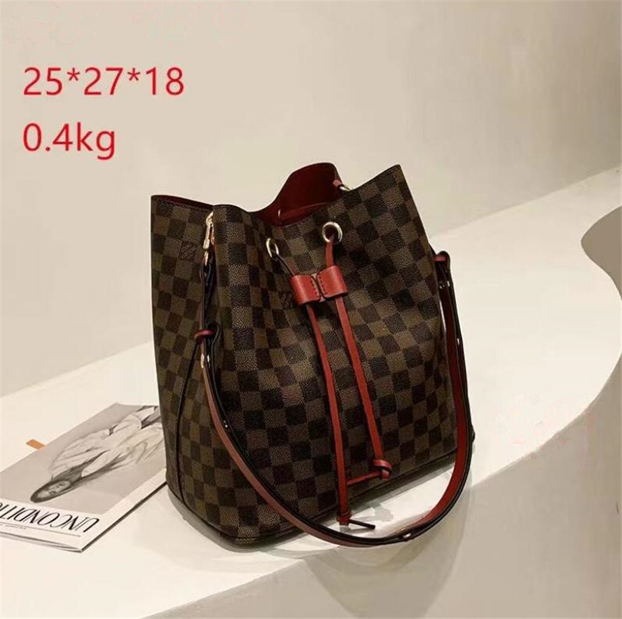 

Women's Bucket Shoulder Bags escale neonoe Crossbody Bag Genuine Leather Handbags Adjustable Strap Fashion Bags Low price