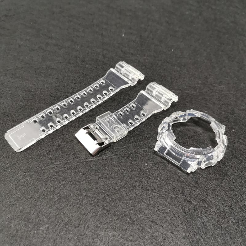 

Watch Bands Men's Strap Bezels Accessories For GD120 GA100 GA110 GD110 Sports Waterproof Ice Transparent Silicone Watchband