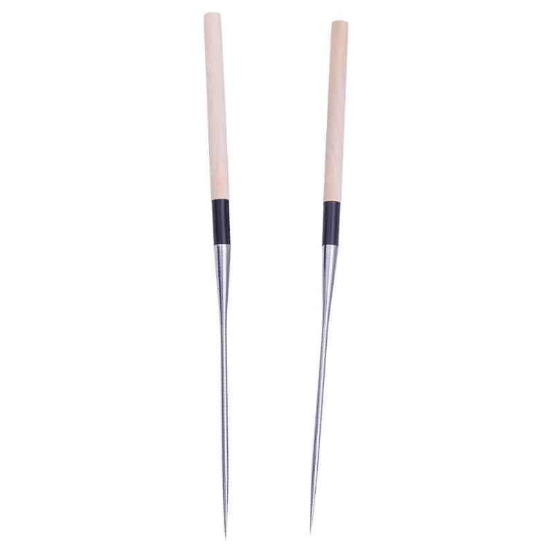 

Chopsticks 2Pcs Japanese Style Stainless Steel Pointed Sushi Fish (Sliver)