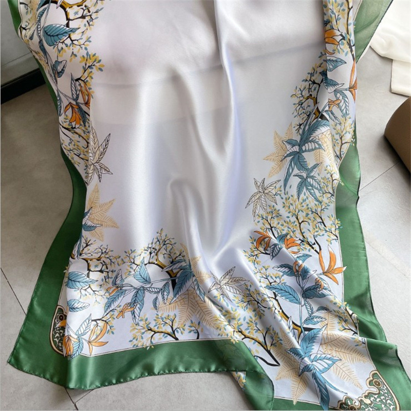 

Shawls Wholesale women's scarf shawl. Spring and summer thin Korean imitation silk Changye sunscreen shawl beach towel No. 3