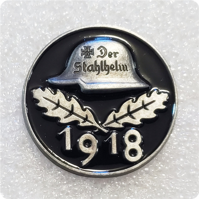 

1918 German helmet badge