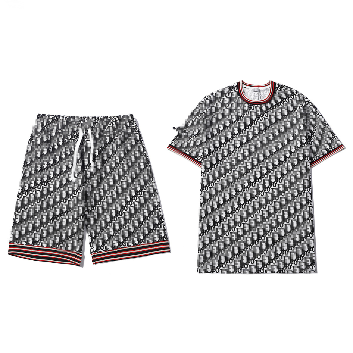

Mens T Shirt & shotrs Summer Style Patterns Embroidery With Letters Tees Short Sleeve Casual Shirts Unisex Tops Asian Size S-XXL, White;black