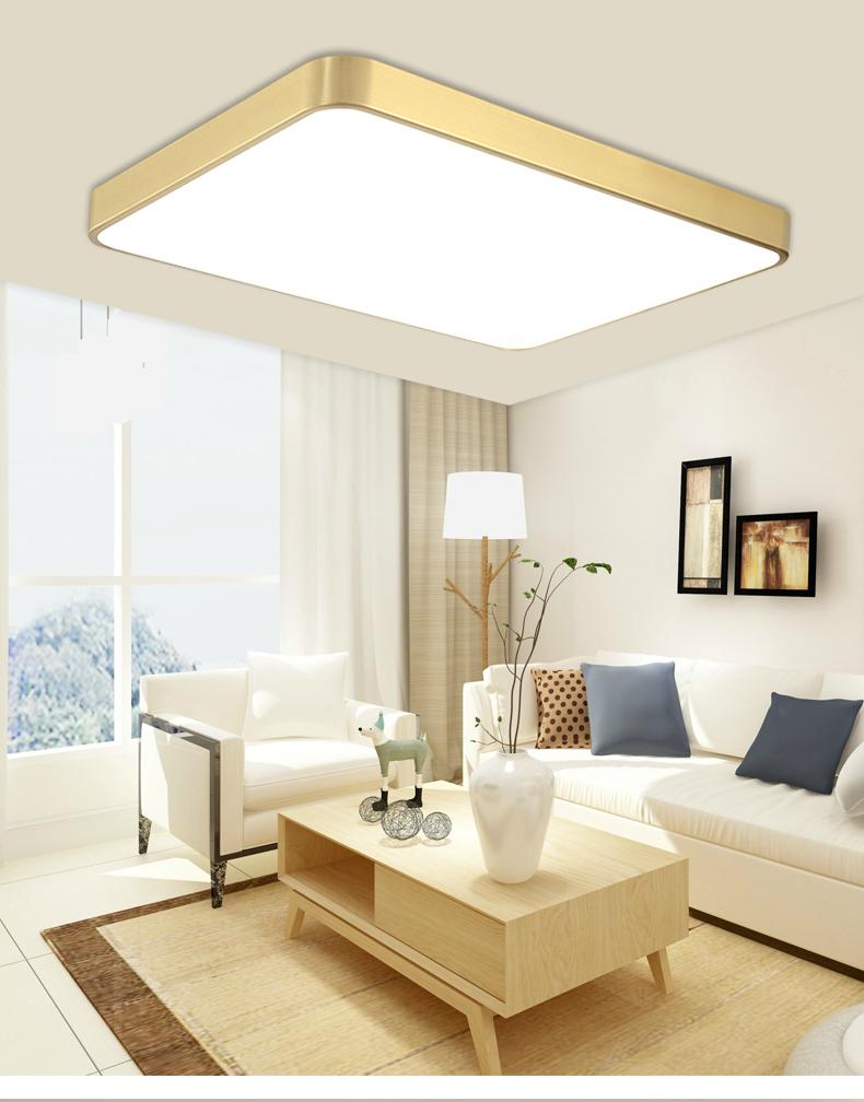 

Ceiling Lights LED Light Modern Board Living Room Square Lamp Bedroom Kitchen Hall Surface Installation