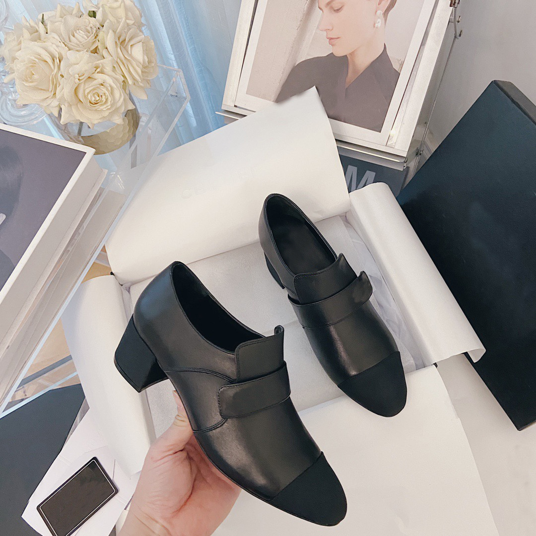 

Women's high-heeled snow boots, leather ankle boots, thick-heeled Martin shoes, printed leather, thick-soled desert lace box, 100% genuine leather 9990, Low 3