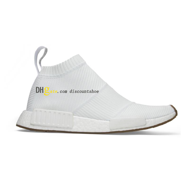

NMD CS1 Primeknit White Gum Running Shoes Mens Womens Sneakers size 36-45 BA7208 Top version, Fv1734